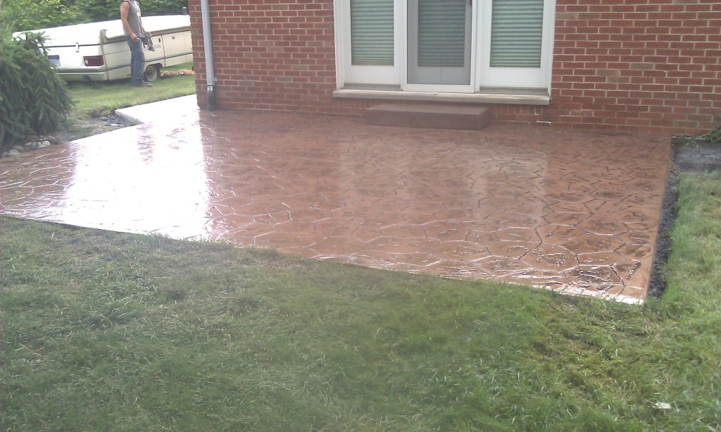 Stamped Concrete Patio Rochester Hills MI