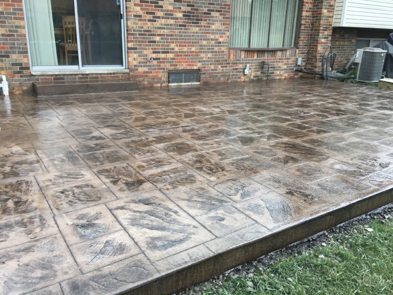 Benefits of Stamped Concrete Patio Sterling Heights, Michigan
