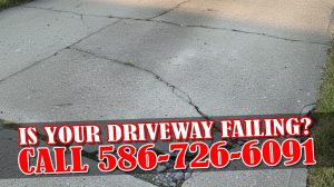 Driveway Failing Rochester Hills, MI